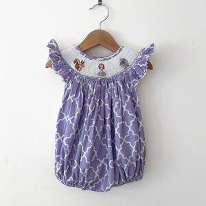 BABEENI VGUC Hand Smocked Disney Sofia the First Bubble